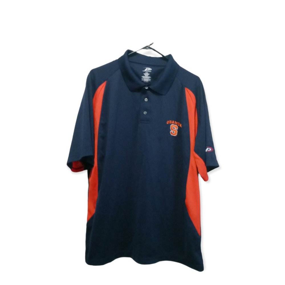 Syracuse Orange Men s Pro Player Polo Navy Orange/ Size Large